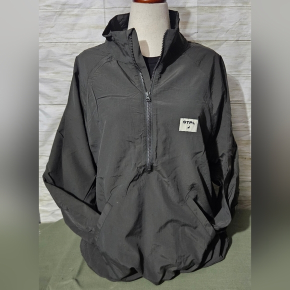 Staple Dark Gray Windbreaker Jacket - Picture 4 of 10